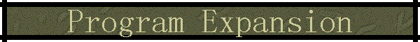 Program Expansion